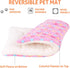 Mora Pets Dog Bed Crate Pad, Ultra Soft Washable Mat with Cute Star Print for Large Medium Small Dogs (35 x 22.8 inch,