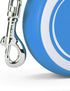 Flexi Comfort Tape Grey & Blue 3m Retractable Dog Leash for Dogs up to 12kgs/26lbs (Extra Small)