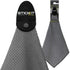 STICKIT Magnetic Towel, Gray - Microfiber Golf Towel with Deep Waffle Pockets and Strong Magnet