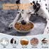 Soft Silicone Slow Feeder Dog Bowls Insert for Small, Medium, and Large Dogs, Compatible with Regular Bowls
