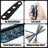 MORDEN MS Practice Finger Trainer Tool, Steel Metal Folding Balisong Tool with Latch for Training and Flipping Tricks