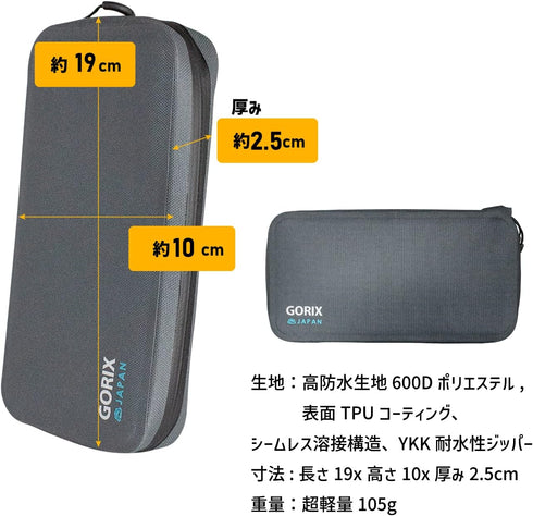GORIX Waterproof Cycle Wallet Pouch Bag, Mobile Phone Case for Road MTB Bike (GX-BSZG).