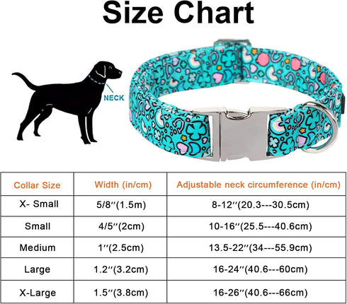 Maca Bates St. Patrick's Day Lucky Clover Dog Collar with Bow Tie, Adjustable Breakaway Green Collar for Dogs.