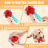 Dog Snuffle Ball - Interactive Puzzle Dog Toys, Slow Feeder for Training and Stress Relief, Cloth Strip Hiding Food