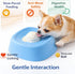 Lavaarite 3/4 Interactive Slow Feeder Dog Lick Bowl for Liquid Treats Spill-Proof Ball-in-Bowl Design for Anxiety