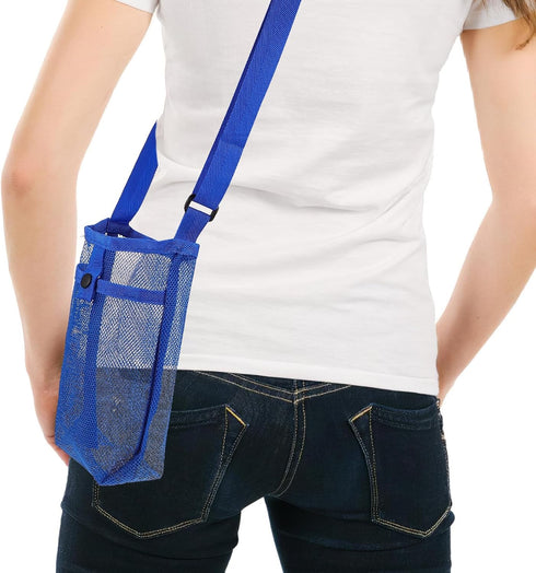 Kisangel Bottle Holder Strap Water Bottle Sling Carrier Adjustable Lightweight Water Jug Pouch with Shoulder Strap