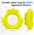 Indestructible Dog Chew Ring Toys for Medium Large Dogs, Interactive Heavy Duty Teething Rings for Aggressive Chewers