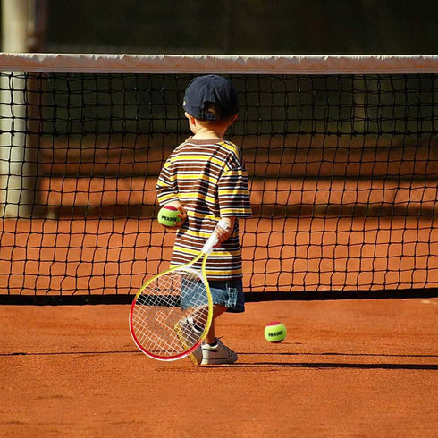 Kids Tennis Racket Best Starter Kit 17"-25" for Age 4 and Under with Mini Racket and Shoulder Strap Bag