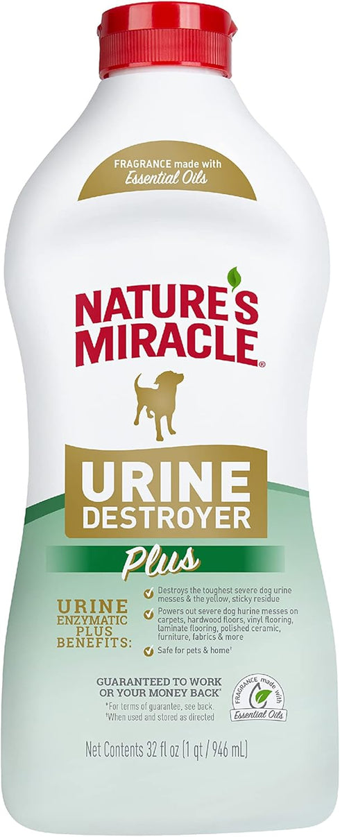 Nature's Miracle Urine Destroyer Plus for Dogs, Enzymatic Formula for Severe Dog
