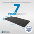 (84-Inch 36-Inch), Stamina Fold-to-Fit Folding Equipment Mat by Black