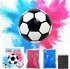 Gender Reveal Soccer Ball Powder Kit, 1 Blue & 1 Pink Exploding Soccer Balls for Baby Shower Supplies