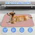 imiBBWQu Summer Summer 27" 22" Dog Cooling Mat Jellyfish Seahorse Pink Ocean Dog Cool Mat Washable Pad Bed Bed Cover