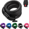 Lumintrail Combination Bike Lock Cable, 4ft Heavy Duty Anti Theft Bike Locks with Combinations and Mounting Bracket