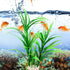 Green Grass Cluster Aquarium Décor Plastic Plants Large 17 Inches Tall 4510 by unootel