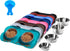 Hubulk 2 Stainless Steel Dog Bowls with No Spill Non-Skid Silicone Mat + Pet Food Scoop for Small Medium Large Dogs