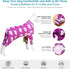 LovinPet Large Dog Costume, Soft Cotton PJs with Polar Bear Snowflake Print, Surgery Recovery Shirt, XL