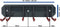 Wall Mounted Ski Rack Organizer Heavy Duty Horizontal Storage for Skis and Poles with Metal Frame and Padded Hooks
