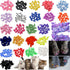 140pcs Cat Nail Caps Kitten Caps, 4 Glitter Colors + 10 Colorful Cat Nails Caps Covers
