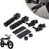 Foot Pegs for Super 73, CNC Bracket Foot Rest Pedals for Bike Super 73 S1/S2/RX (Black)