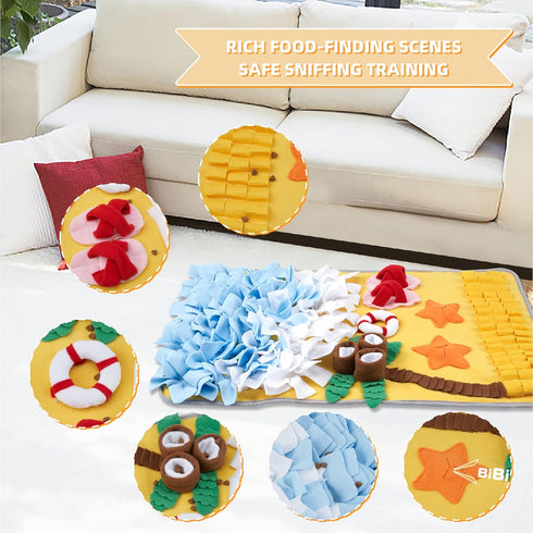DyPinYise Snuffle Mat for Large Dogs Sniff Mat for Cats, Dog Enrichment Toys, Dog Puzzle Toys Small Medium Pet Sniffing