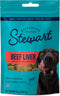 Stewart Freeze Dried Dog Treats, Beef Liver, 2 oz, Grain Free & Gluten Free, Resealable Pouch