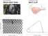24" 20" 50' Double Ring Crab Trap - Steel Ring Crab Net, Top, Bottom, Rope, Bait Bag, Clip, Gauge for Dungeness, Rock