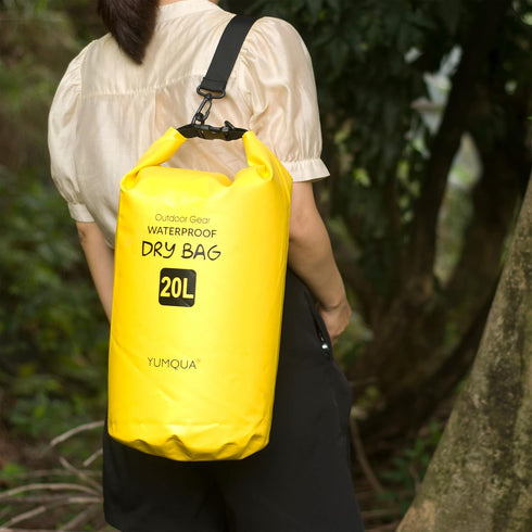 Waterproof Dry Bag Backpack 5L-40L, Roll Top Floating Storage Bags for Kayaking, Hiking
