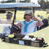 Golf Cart Front Storage Basket with Insulated Cup Holders, 1680D Oxford-Fabric, Universal No-Drilling Organizer