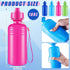 Tessco 20 Pcs 18 oz Kids Water Bottle Bulk - Plastic Sports Bottles, Squeeze Reusable Water Bottle Party Favors for