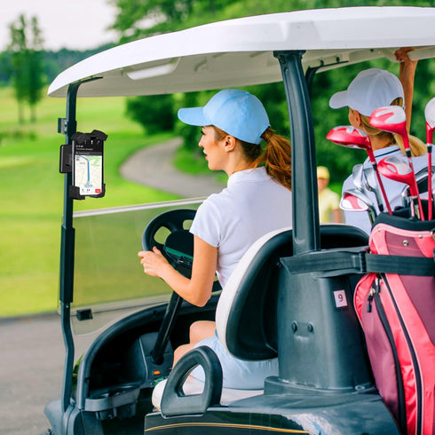 Magnetic Golf Cart Phone Holder, Upgrade Strength Magnet Mount for EZGO/Club Car/Yamaha, Golf Accessories for Golfers