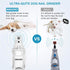 Pet Nail Grinder with LED Light & 2 Grinding Heads, 2-Speed Low Noise Powerful Dog Nail Trimmer for L/M/S Dogs/Cats