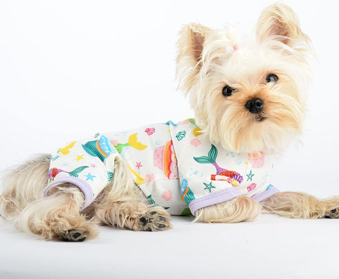 Dog Pajamas for Small Dogs - Chihuahua Pajamas, Soft Pet Pjs, Extra Small Puppy Clothes (Cake, XX-Large)