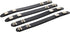 Safariland Duty Gear Chrome Snap Belt Keeper - 4PACK - High Gloss Black