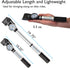 Lumintrail Portable Mini Bike Pump, Fits Presta & Schrader Valves, Frame Mount Tire Air Pump with Pressure Gauge