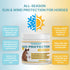 Qanoreth Seasons,8 oz Horse Sunscreen for Nose & Sensitive Pink Skin Natural Sunscreen for Horses with Non-Nano Zinc