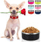 LIHONG Dog Bowls, Stainless Steel Non-Slip Insulated Bowl for Small Medium Dogs, Rustproof (40oz, Black)