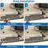 Kayak Track - 13.3 Inch Low Profile Gear Track Mount Accessories for Fishing Rod Holder, 2 Pack