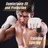 Flexzion MMA Gloves - Fingerless Boxing Gloves for Men Women and Teen Youth, UFC Grappling Krav Maga Kickboxing
