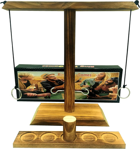 Board Games for Indoor/Outdoor Family & Party Fun - Ring Toss Game