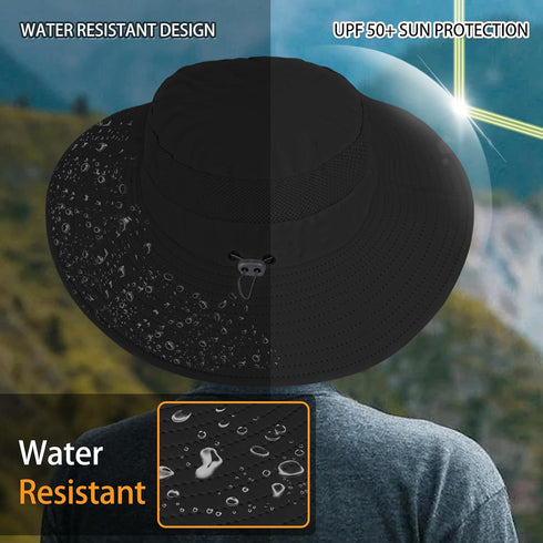 ZOORON UPF 50+ Sun Hats for Men Women, Bucket Hat UV Protection Boonie Hat for Fishing Hiking Garden Safari Beach