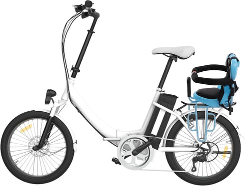 BYGOVICE 6 -6 Toddler Bike Seat for Adult Bike with Footrests, Detachable Bike Carrier for Kids Aged Months Years, Baby