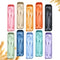 Reusable Travel Utensils Set with Case, 10 Sets Wheat Straw Cutlery for Kids and Adults
