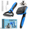 4 PCS Pet Grooming Brush Kit - Dog Brush for Shedding, Deshedding Dog Brush, Flea Comb, Stainless Steel Pet Comb