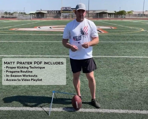 Murray Sporting Goods Matt Prater Premium Football Kicking Tee Holder - Training Accessory for Field Goal Kickers