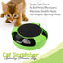 10" Interactive Cat Scratcher Toy Manual Spinning Mouse for Natural Play & Claw Care No Batteries, Quiet Design