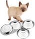 VENTION Stainless Steel Cat Bowls, Shallow Cat Food Dish, Metal Cat Dishes, Whisker Fatigue Cat Bowl