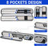 Jaffzora Pool Cue Case, Pool Stick Carrying Case Holds Butts and Shafts, Billiard Cue Bag with Shoulder Straps