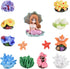 Micro Landscape Decor, 13PCS Fake Coral Ornament, Miniature Coral Figurines for Aquarium Tank
