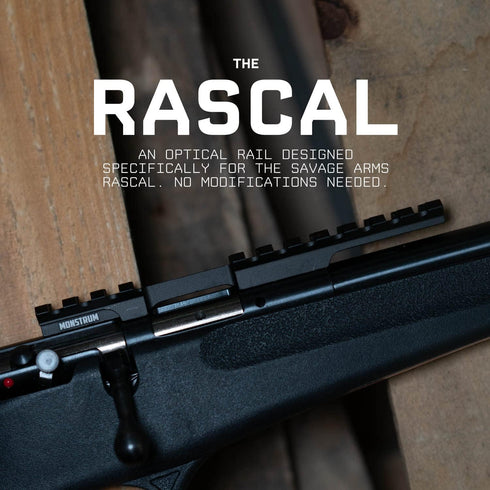 Monstrum Picatinny Rail Mount for Savage Rascal Rifles