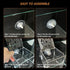 Acrylic Fish Breeding Box, Transparent Isolation Box Hatchery Incubator with Suction Cups for Guppy Shrimp Clownfish